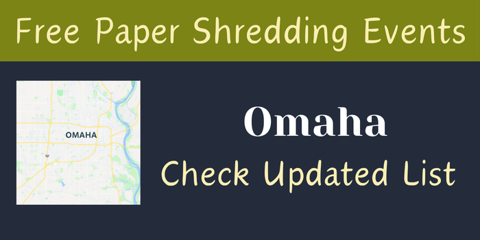 Free Paper Shredding Events In Omaha