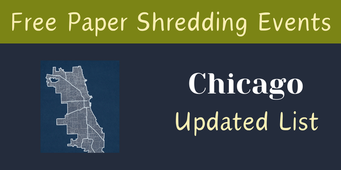 Free Paper Shredding Events in Chicago