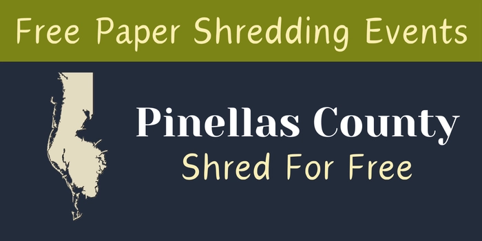free paper shredding events pinellas county