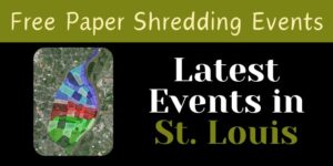 free paper shredding events st. louis