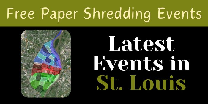 free paper shredding events st. louis